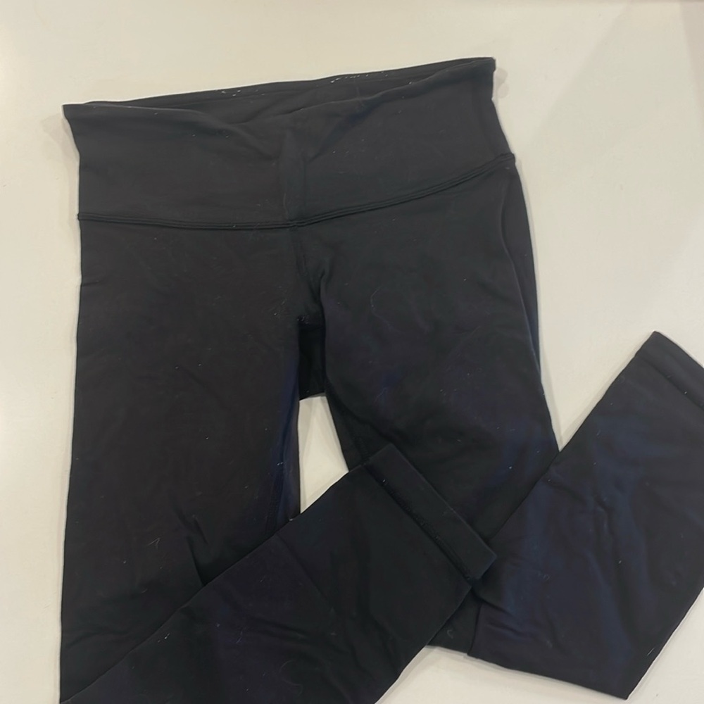 Lululemon Wunder Under Crop, Black, Sz 4